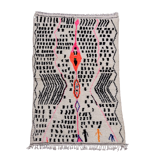 Berber carpet Azilal Black patterns