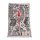 Azilal Berber rug with black patterns