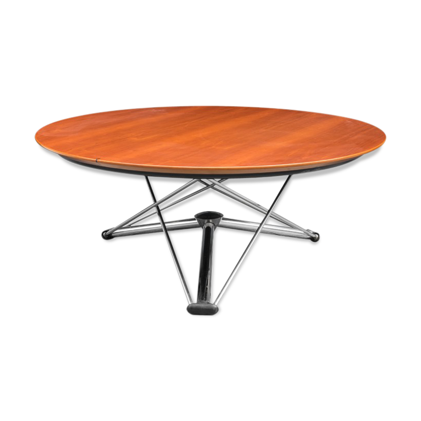 Adjustable height round table