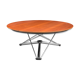 Adjustable height round table