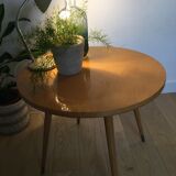 Scandinavian coffee table compass feet
