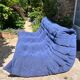 Togo 3-seater sofa in blue fabric