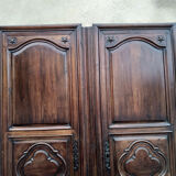 Walnut closet doors