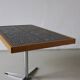Mid-century mosaic swivel side table | 1960s