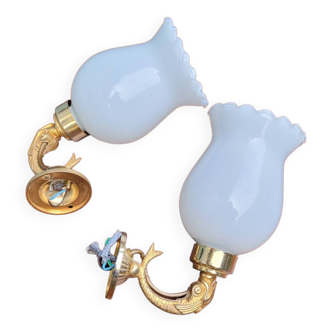 Pair of wall lights