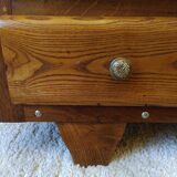 Art Deco chest of drawers, marble top
