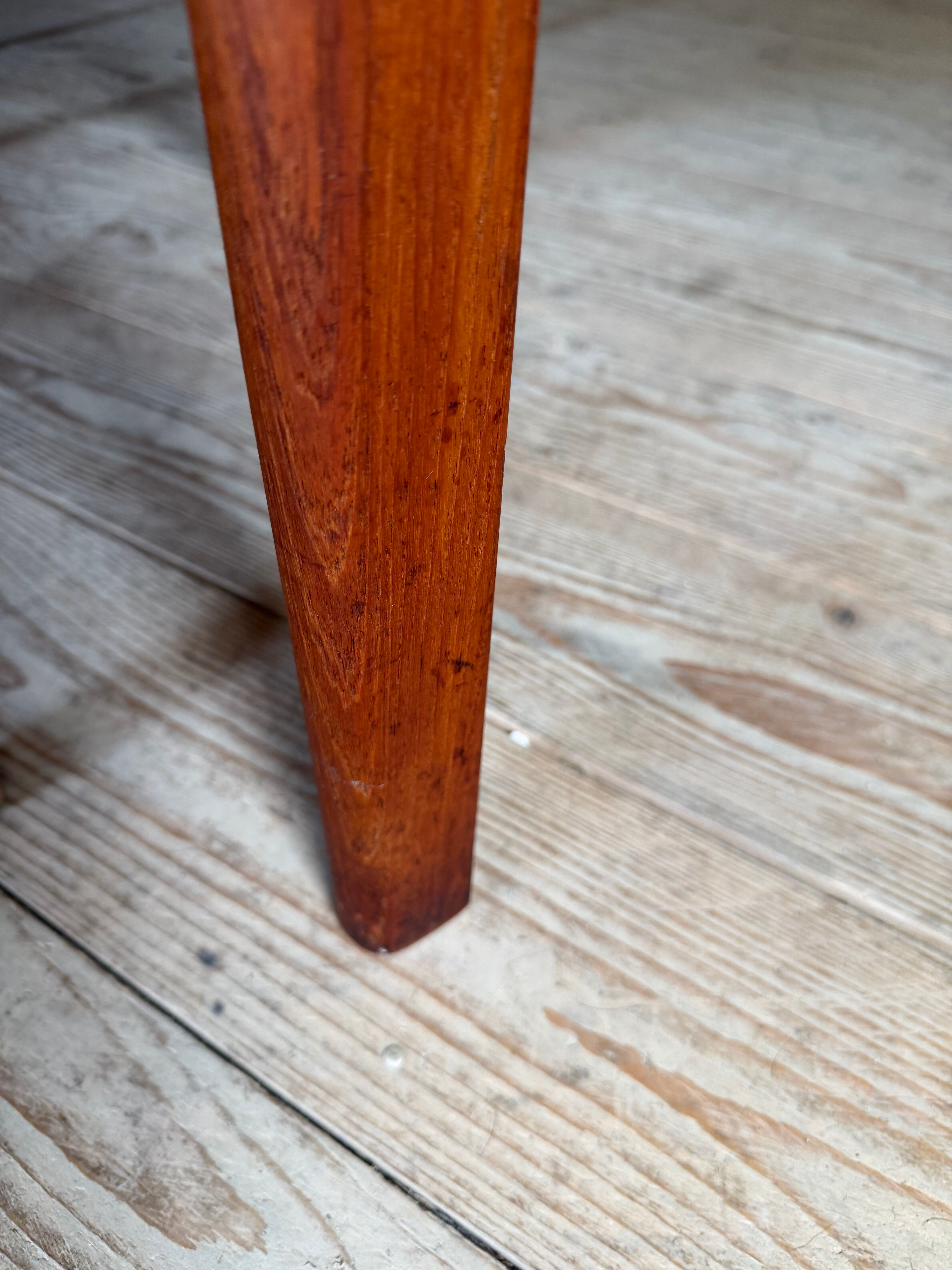 Table rectangulaire scandinave vintage en teck