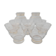 Lot de 10 coupes en verre