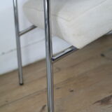 Pair of 60s heaters, steel and wool, France