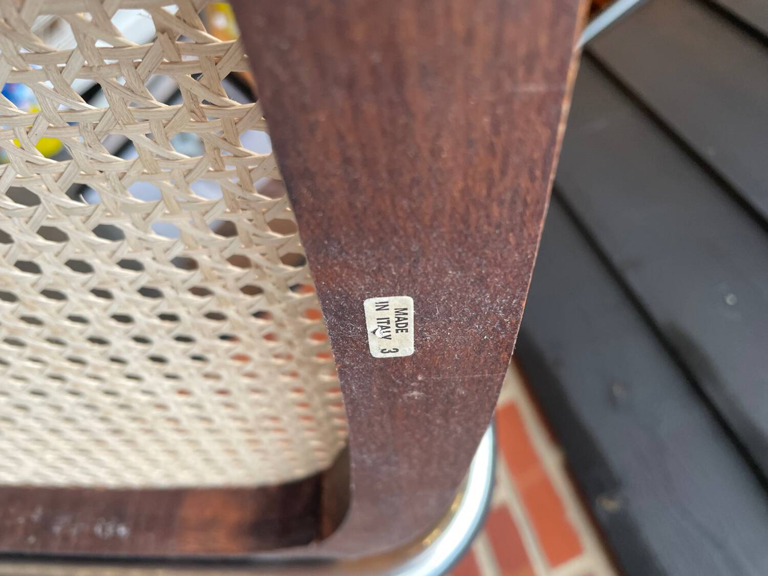 Chaise Cesca modèle b32 de Marcel Breuer