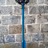 Painted parrot coats door