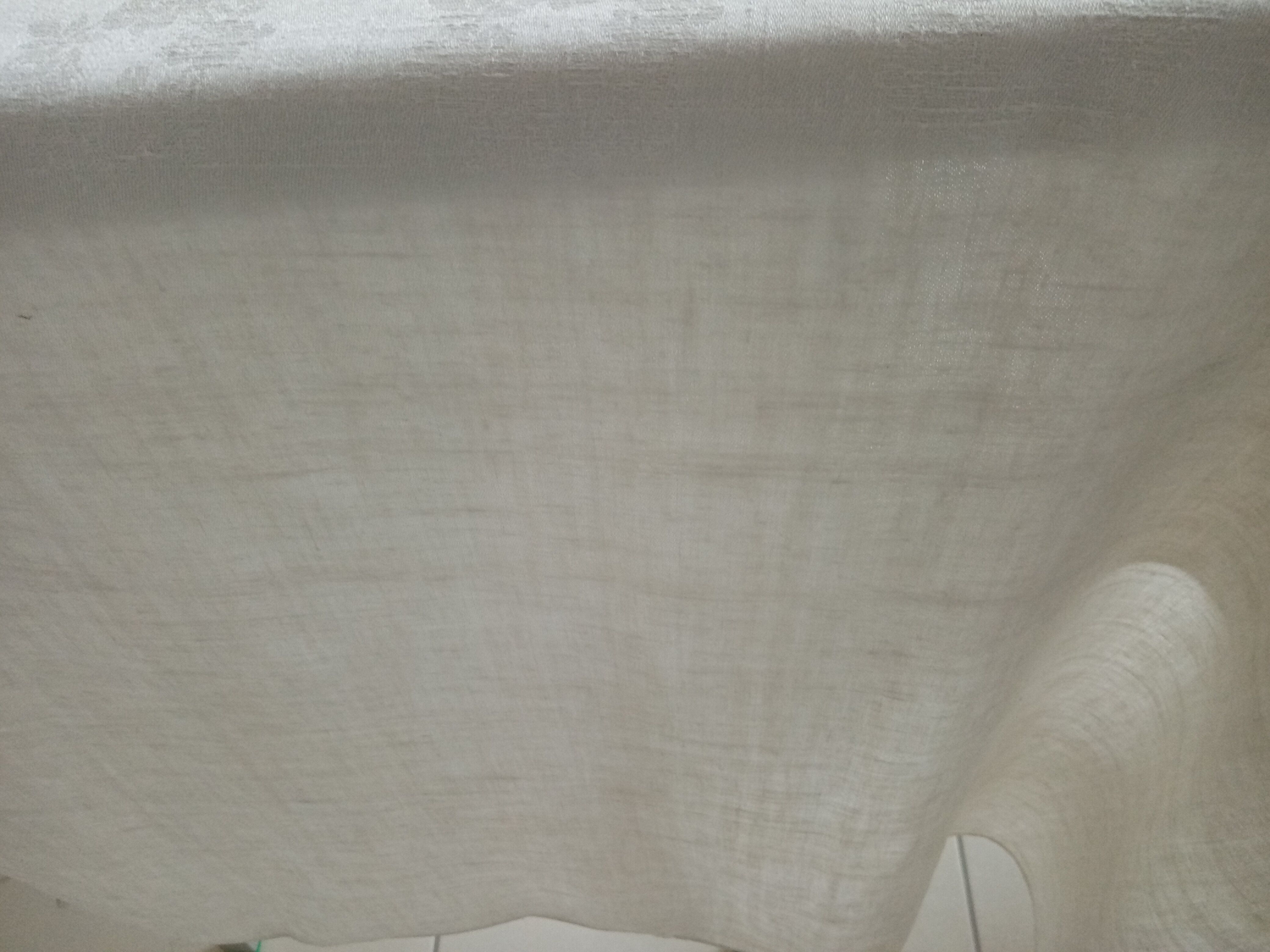 Old large rustic linen tablecloth 295 x 140 cm