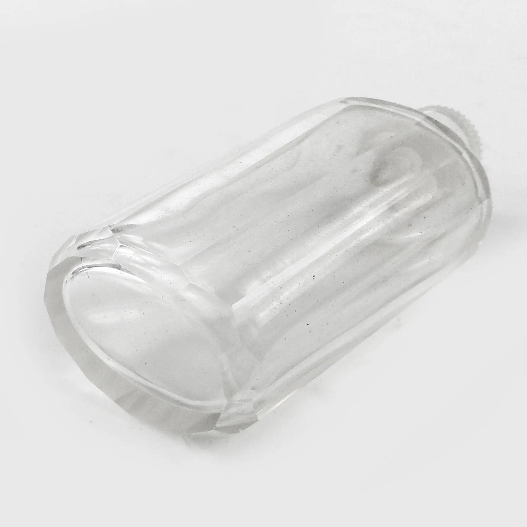 Art Deco perfume bottle, crystal, France, 1930s