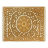 Hand-knotted rug, vintage Turkish rug 113x134 cm