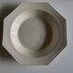 Set of 5 octagonal pearl plates from Creil Montereau.