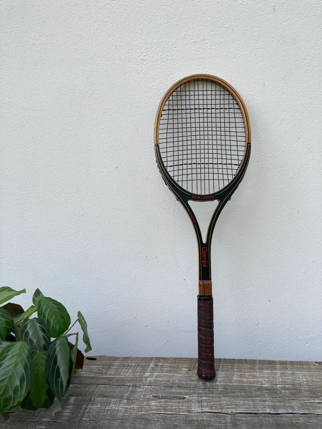 Gemini Major Graphite wooden tennis racket