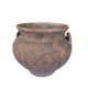 Grand vase en terre cuite texturée | Artisanat mexicain | Années 50–70