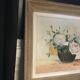 Old oil on canvas "Basket of Roses"