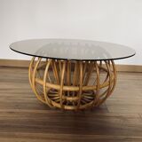 Rattan coffee table
