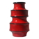 Modern German Red Ceramic Vase, 1960s