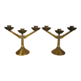 Pair of Arts and Crafts candlesticks