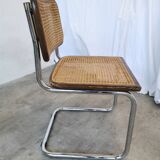 Vintage Cesca Cane Chair: 1970s Italian Mid-Century Modern Dining Office Ch