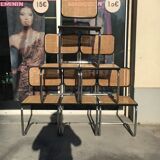 Suite of 6 chairs CESCA B32 by Marcel Breuer