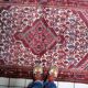 Antique Persian Hamadan rug 104cm x 171cm 1920s