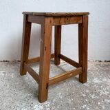 Wooden workshop stool