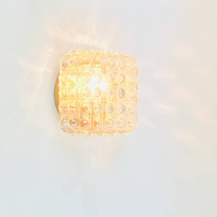 1 of 3 Mid-Century Bubble Glass Wall Lights by H.Tynell for Limburg, 1970s