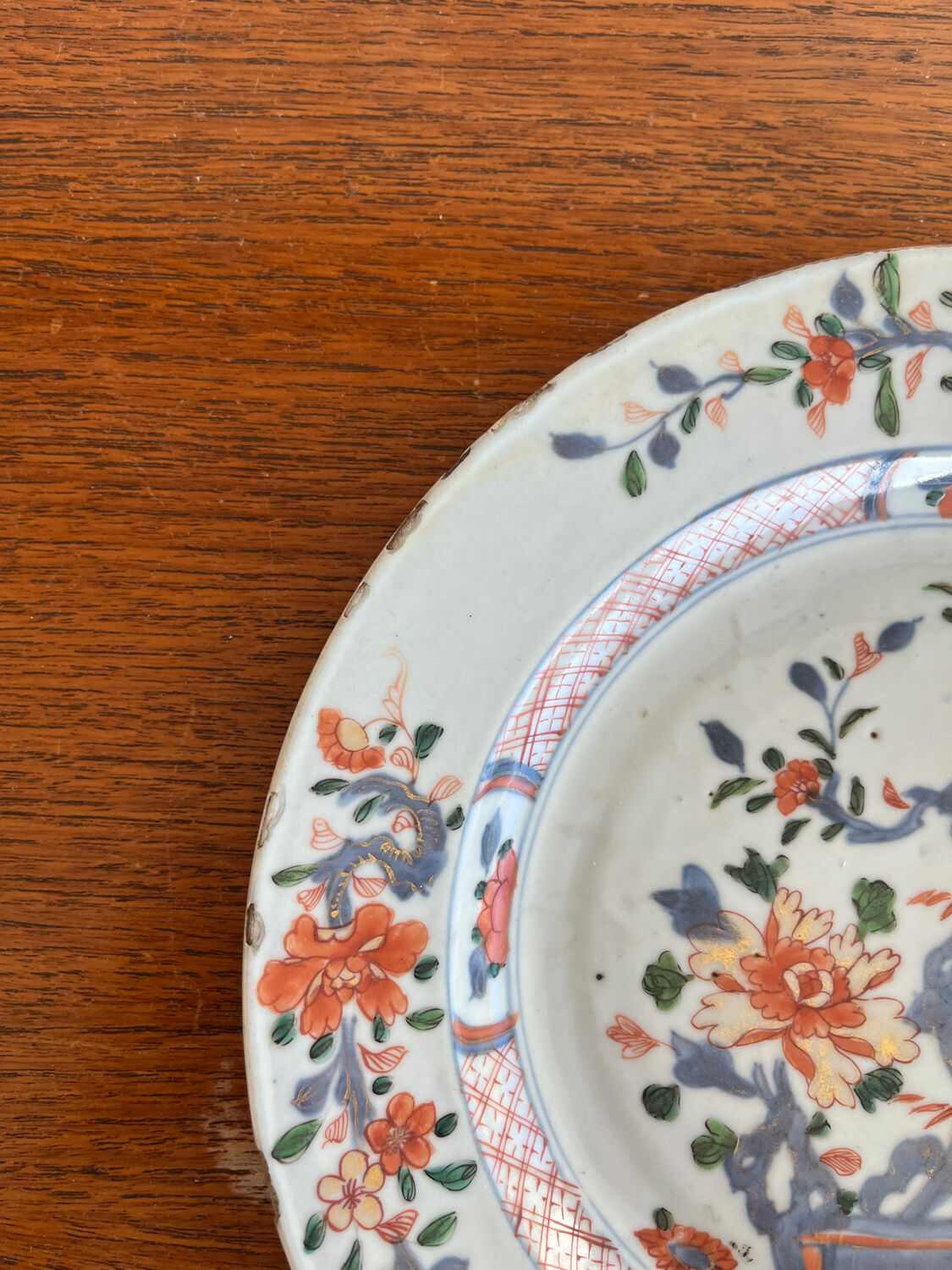 Imari plate - Kangxi - 18th century.