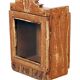 Wall display case - old Burmese teak clock box
