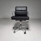 Chaises de bureau EA 217 Soft Pad par Charles et Ray Eames pour ICF, années 1980.