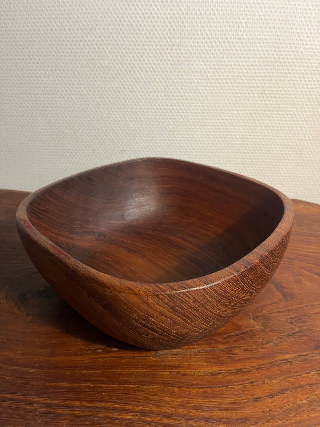 Teak wood salad bowl