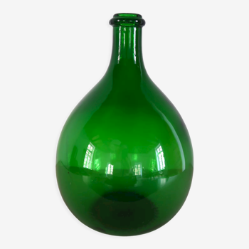 Dame-jeanne en verre vert foncé 5/6 litres