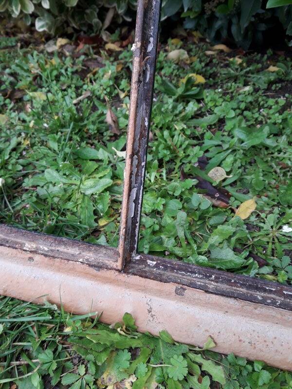 Industrial arched metal windows L73xH110 19th century glass roof