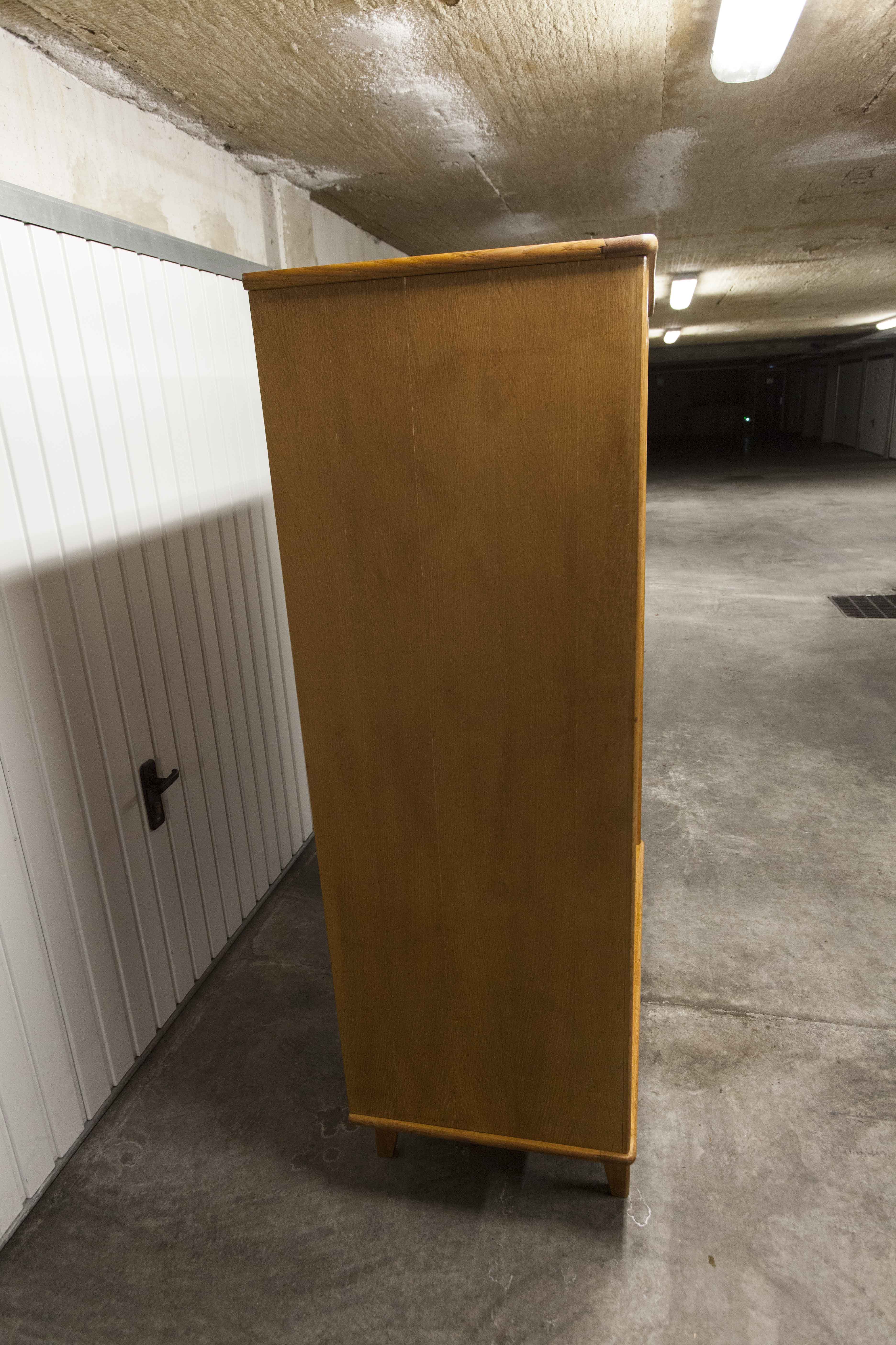 Scandinavian wardrobe 2 sliding doors 1960