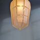 Art Deco pendant light in faceted satin glass, 1920s-30s