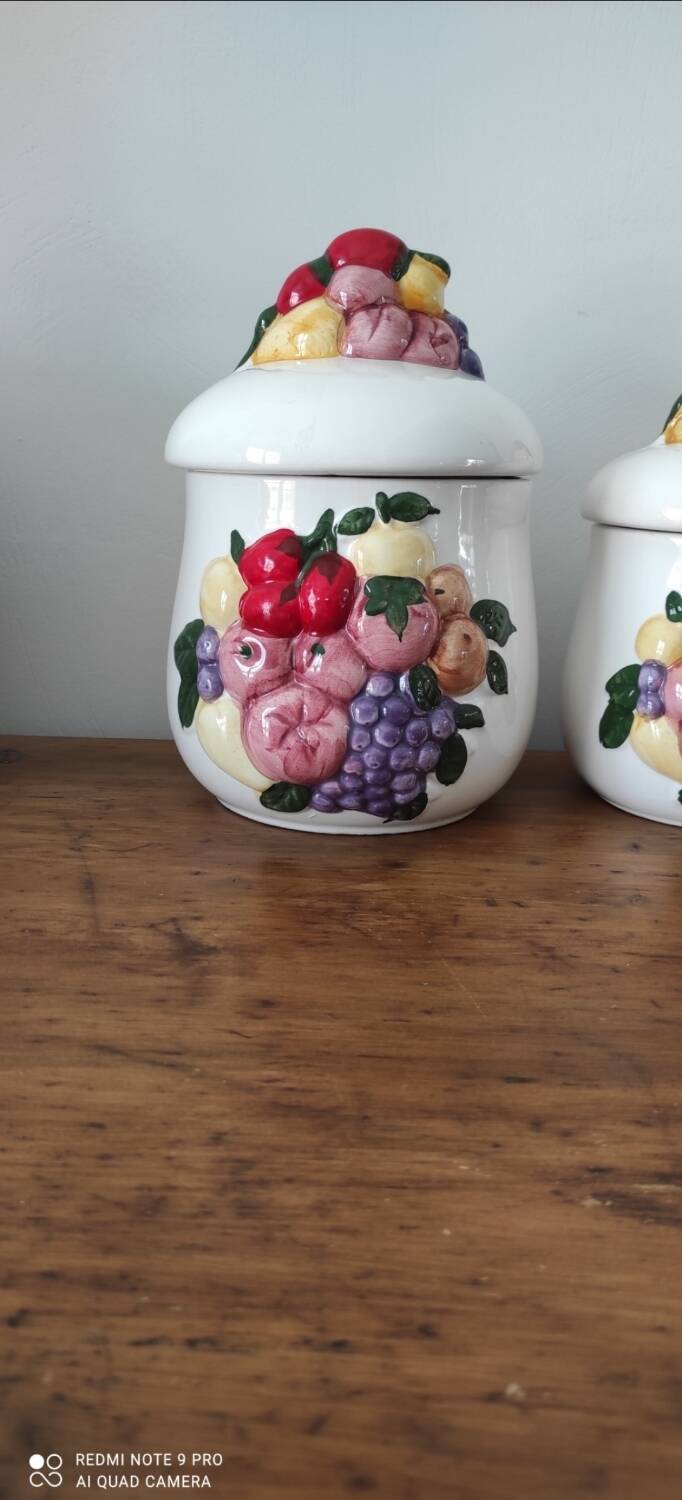 Barbotine Kitchen Pot Set