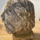 Old stone head