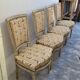 Série de 4 chaises de style Louis XVI ancienne