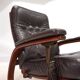 Westnofa Panter Leather Lounge Chair with Ottoman by Arnt Lande, 1970s