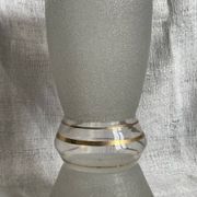 Granulated glass vase