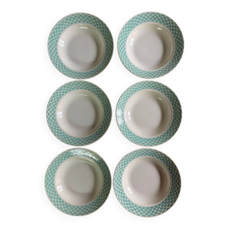 Badonviller art deco plates