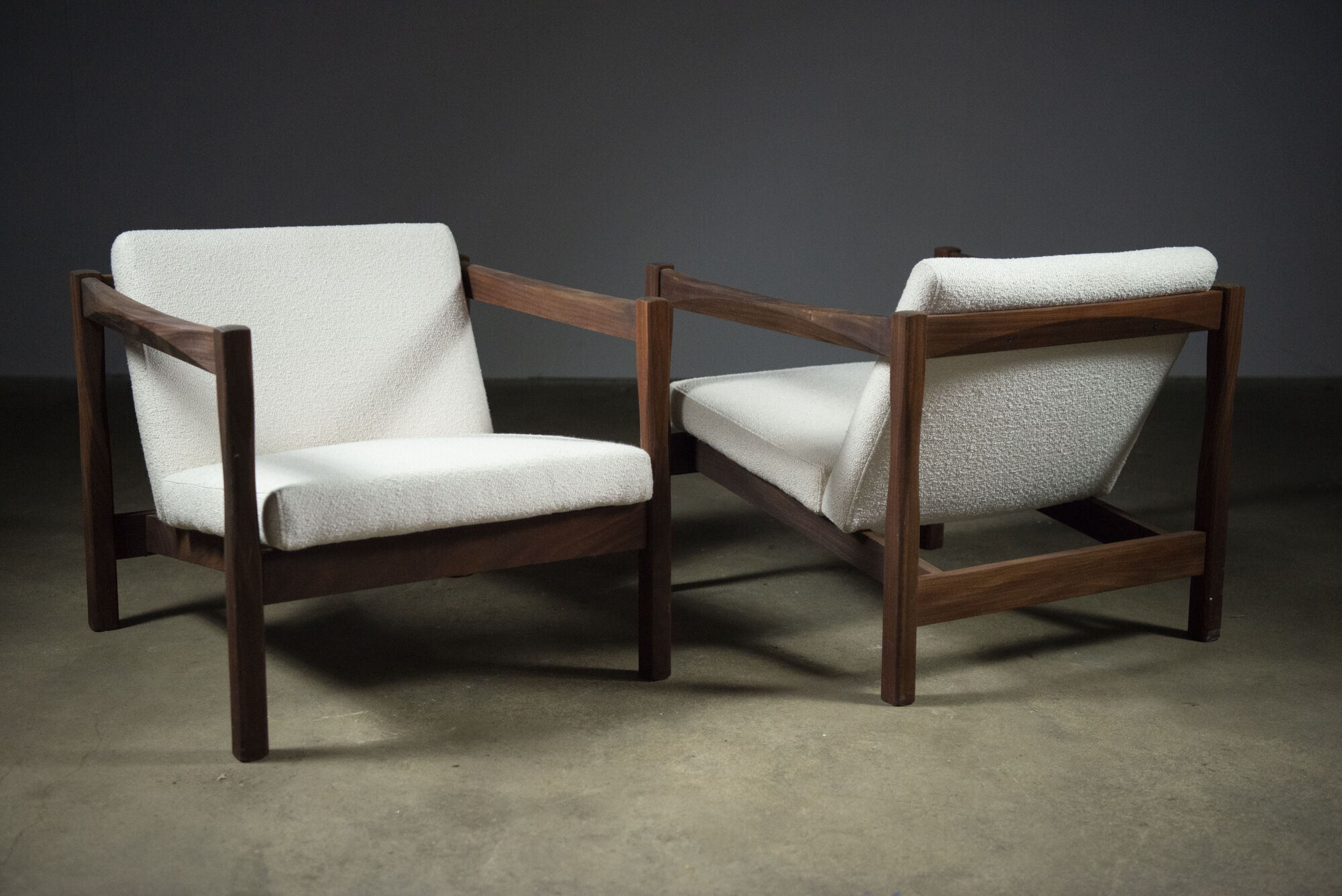 Pair of Scandinavian armchairs