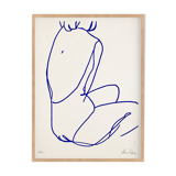 Silhouette féminine, sérigraphie en édition limitée