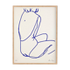 Silhouette féminine, sérigraphie en édition limitée