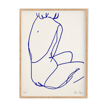 Silhouette féminine, sérigraphie en édition limitée