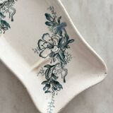 Empty pocket soap dish "Floréal" iron earthenware from Lyon