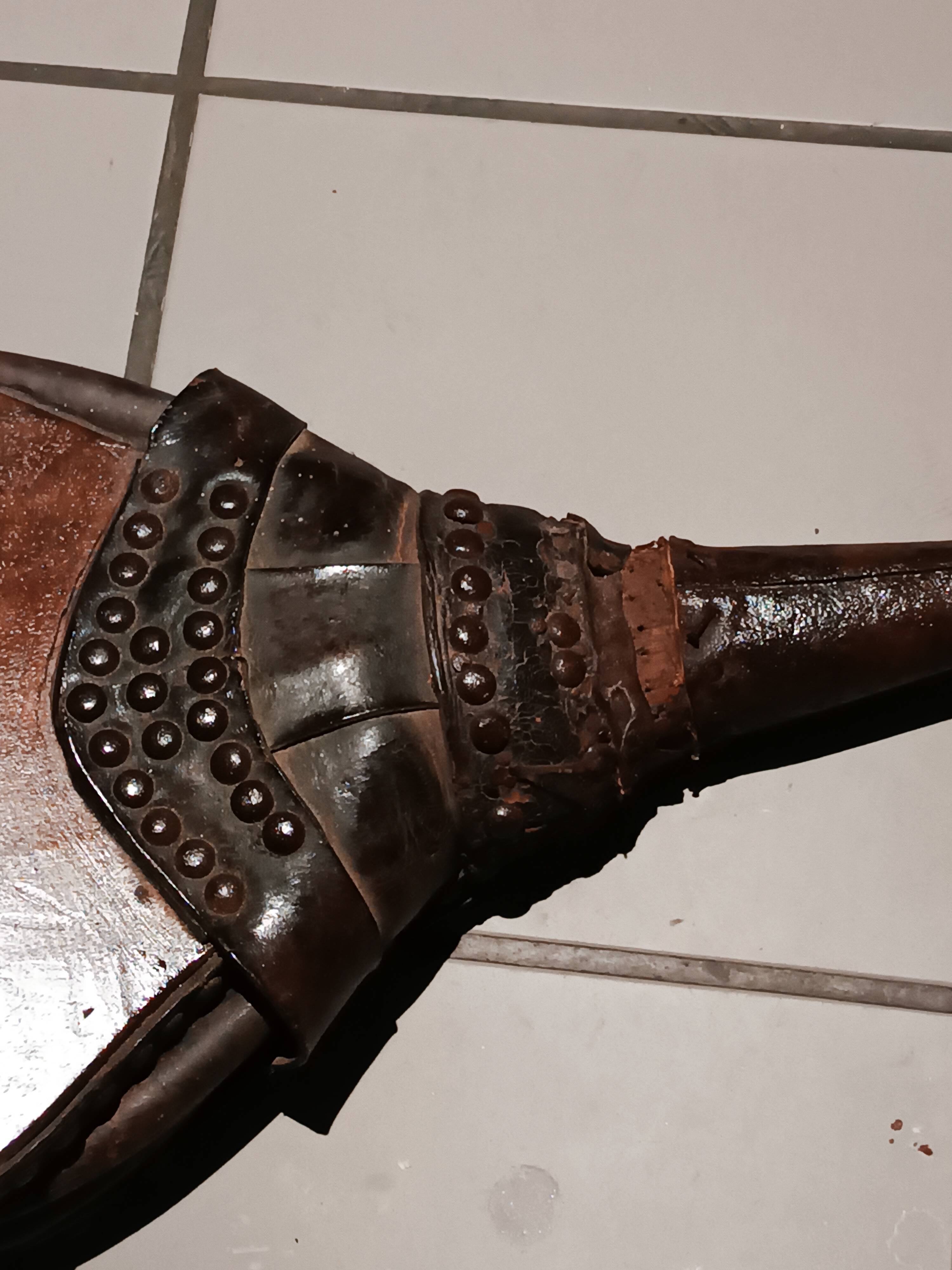 Large bellows for butchers or forges from the 19th century.